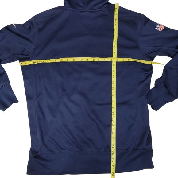 Nike Denver Broncos Hoodie Mens Medium NFL Football Small FLAW - PLEASE READ!!! - Picture 11 of 12